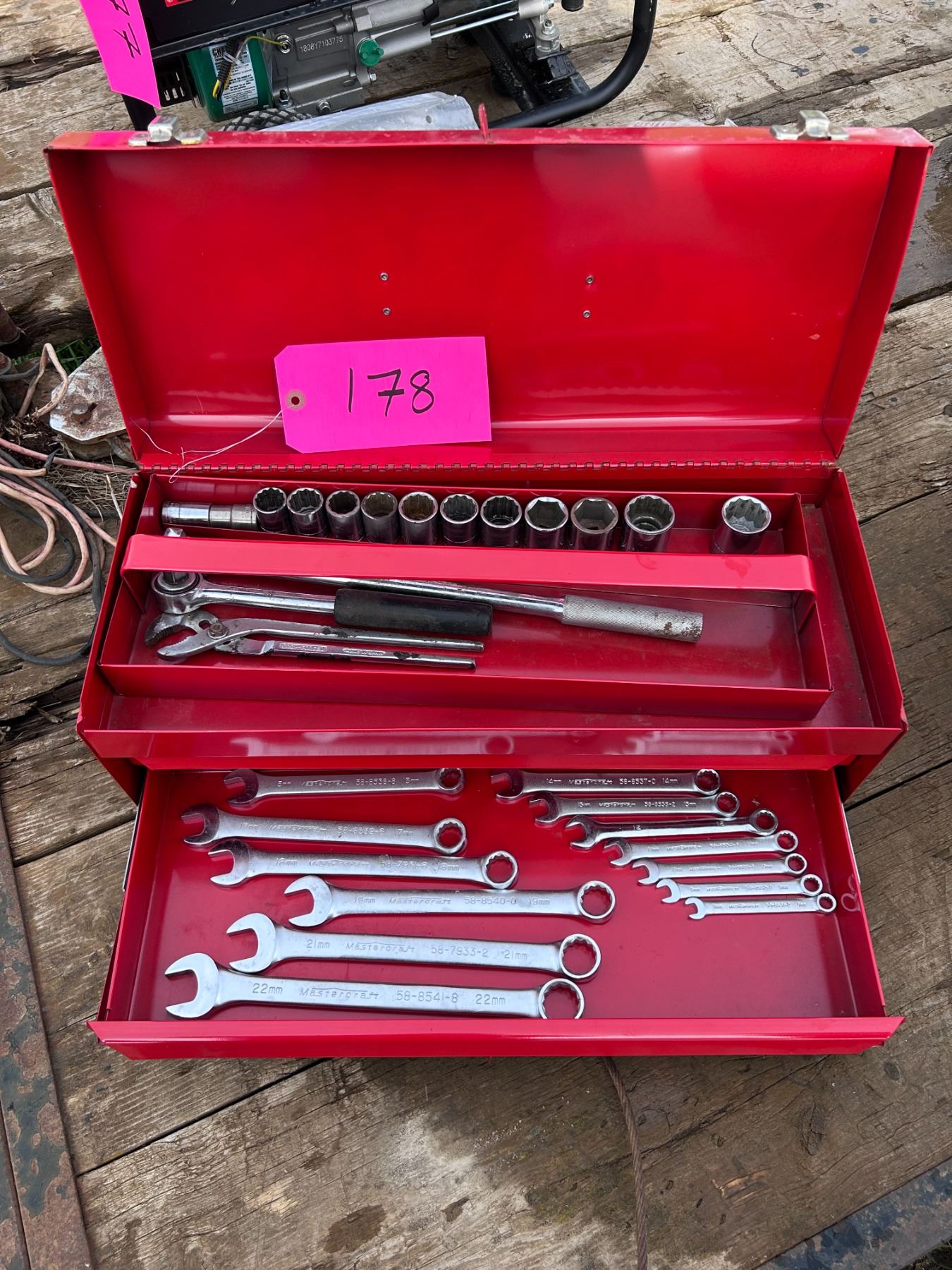 Small Tool Box with M/C Wrenches
