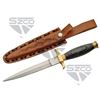 Image 1 : 12.5" BLACK HANDLE RENAISSANCE DAGGER
