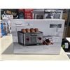 Image 2 : WOLF GOURMET 4 SLICE TOASTER - TESTED WORKING, RETAIL $649