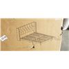Image 3 : WILLA ARLO PETERSFIELD QUEEN SIZE BLACK TUFTED UPHOLSTERED LOW PROFILE PLATFORM BED, RETAIL $429