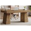 Image 1 : MILLWOOD PINES WOLBACH 55 INCHES EXECUTIVE DESK WITH DOUBLE TRAPEZOID BASE, RETAIL $265