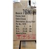 Image 2 : CREAM COLORED DINING CHAIR WITH GOLD FINISH. MERIDIAN FURNITURE MODEL 763CREAM-C