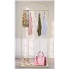 Image 1 : EVERYLY QUINN 7.5FT. H ELEGANT MINIMALISTIC GARMENT RACK WEDDING DRESS ARCHED SHELF, RETAIL $159
