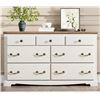 Image 4 : LARK MANOR INGBERG FARMHOUSE 7 CHEST OF DRAWERS FOR BEDROOM, RETAIL $404