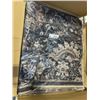 Image 2 : BUNGALOW ROSE ERVIN LIANA VINTAGE ORIENTAL CHARCOAL GREY FLAT-WEAVE RUG, RETAIL $385