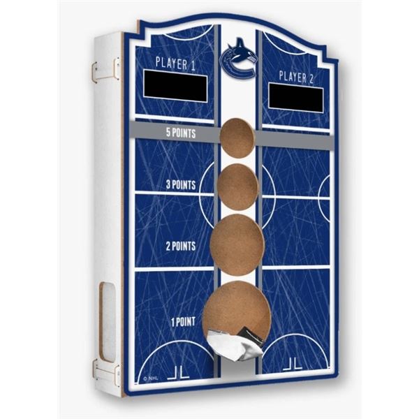 BRIGHTLINE CANUCKS BEAN BAG TOSS, RETAIL $99