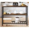 Image 1 : TRENT AUSTIN DESIGNS RIGGLE 47.2'' WIDE KITCHEN ISLAND, RUSTIC BROWN, RETAIL $159