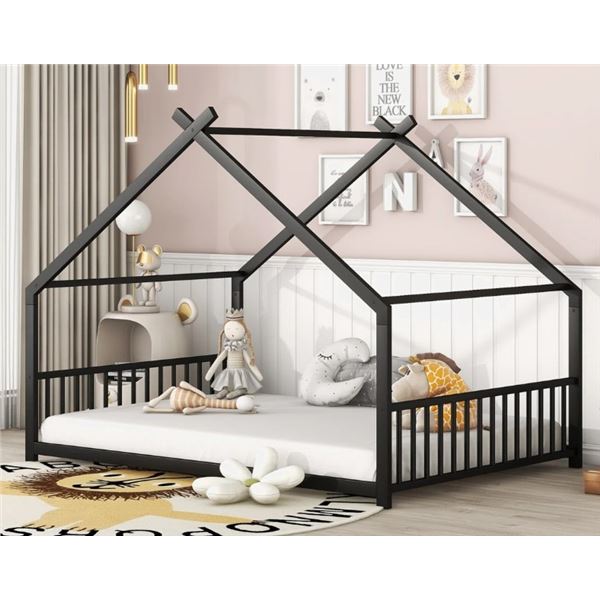 ISABELLE & MAX METAL HOUSE BED, RETAIL $269