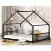 Image 1 : ISABELLE & MAX METAL HOUSE BED, RETAIL $269