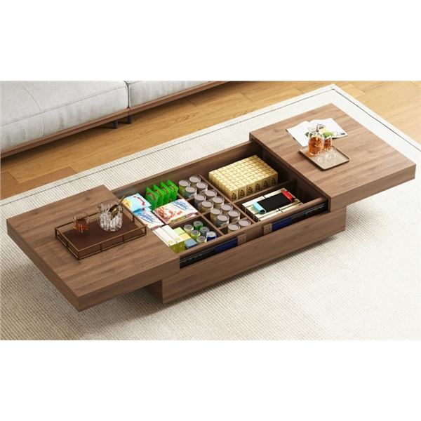 LATITUDE RUN 47.2 IN. HIDDEN STORAGE EXTENDABLE COFFEE TABLE, RETAIL $489