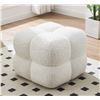 Image 1 : LATITUDE RUN ROBERTAS 20.9" TUFTED SQUARE FOOTSTOOL OTTOMAN, RETAIL $229