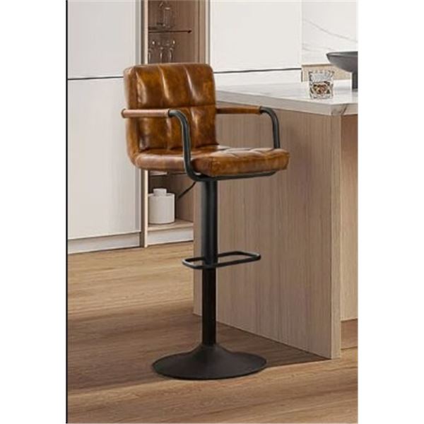 17STORIES PENACOOK SWIVEL ADJUSTABLE HEIGHT BAR STOOL, RETAIL $209