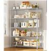 Image 1 : REBRILLIANT HEIGHT-ADJUSTABLE GARAGE WIRE SHELVING UNIT FOR KITCHEN, LAUNDRY ROOM, PANTRY, WAREHOUSE