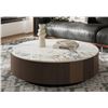 Image 1 : IVY BRONX 35'' ROUND COFFEE TABLE FOR LIVING ROOM, MARBLE COFFEE TABLE WITH DRAWER, NO ASSEMBLY, RET