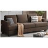 Image 1 : EBERN DESIGNS BROOKLINGTON 89'' UPHOLSTERED SOFA, BROWN POLYESTER, RETAIL $729