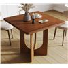 Image 1 : EBERN DESIGNS 31.5" SMALL SQUARE DINING TABLE, SOLID WOOD KITCHEN TABLE FOR 2-4 PEOPLE, RETAIL $304