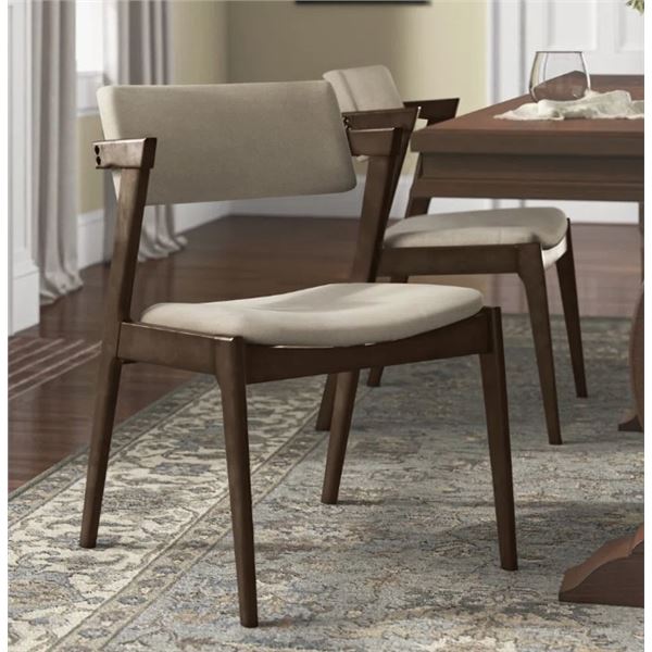 WADE LOGAN KEELER UPHOLSTERED SIDE CHAIR (SET OF 2), RETAIL $269