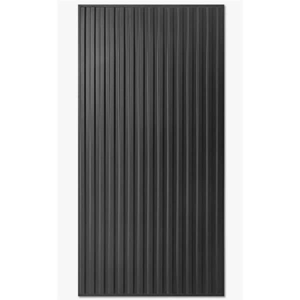 ART3D 48" X 24"  PVC CEILING TILE,SLAT DESIGN 3D WALL PANELS,COVERS 96 SQ.FT. (SET OF 12), RETAIL $2
