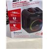 Image 5 : ENERGIZER PARTY PULSE BLUETOOTH PARTY SPEAKER W/ POWER BANK AND WIRELESS MIC (BT458) - TESTED WORKIN