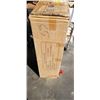 Image 2 : LOON PEAK BROWN 24 PAIR SHOE STORAGE CABINET WITH 2 SHUTTER DOORS, RETAIL $269