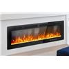 Image 1 : THE TWILLERY CO ARCURI RECESSED WALL MOUNTED ELECTRIC FIREPLACE, 18.11" H x 72" W x 3.2" D