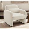 Image 1 : EBERN DESIGNS LYCON SQUARE ARMS BOUCLE CHAIR