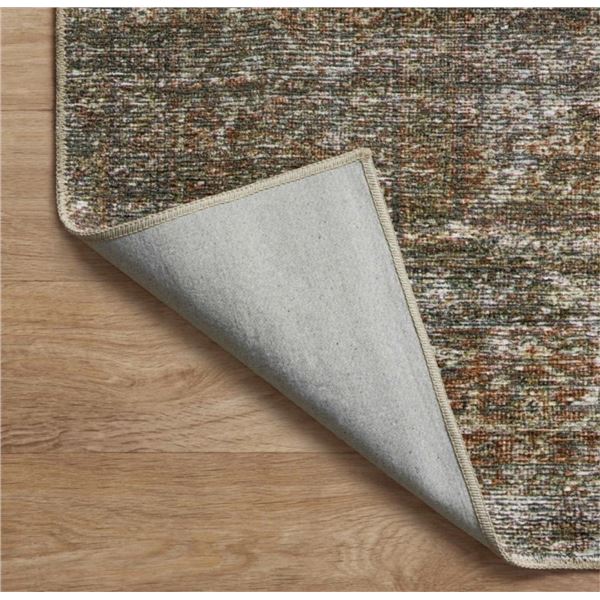 AMBER LEWIS X LOLOI BILLIE ORIENTAL TOBACCO/RUST AREA RUG  8'6" x 11'6"