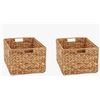 Image 1 : BAY ISLE HOME LARGE FOLDABLE WICKER BASKET SET, SET OF 2