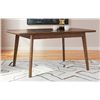 Image 1 : GEORGE OLIVER JAMEILA RECTANGULAR 64'' L DINING TABLE
