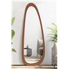 Image 1 : WROUGHT STUDIOS COTESFIELD WOOD ACCENT MIRROR IRREGULAR DECORATIVE MIRROR ASYMMETRICAL MIRROR 60" x 