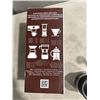 Image 9 : 4 NEW EPARE DUAL WALL GLASS 12.OZ COFFEE MUGS AND STAINLESS COFFEE GRINDER