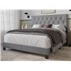Image 1 : LARK MANOR AMBREY UPHOLSTERED QUEENSIZE GREY BED