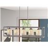 Image 1 : WILLA ARLO INTERIORS CRITCHFIELD 5 - LIGHT SQUARE / RECTANGLE KITCHEN ISLAND CHANDELIER