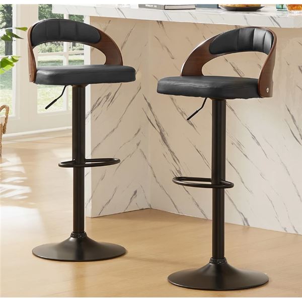 GEORGE OLIVER ABRAHAM SWIVEL ADJUSTABLE HEIGHT STOOL