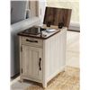 Image 1 : LARK MANOR ANALIESA END TABLE WITH STORAGE AND CHARGING STATION, RETAIL $243