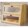 Image 1 : HOKKU DESIGNS BREAD BOX DENENA WOOD FOOD STORAGE CONTAINER