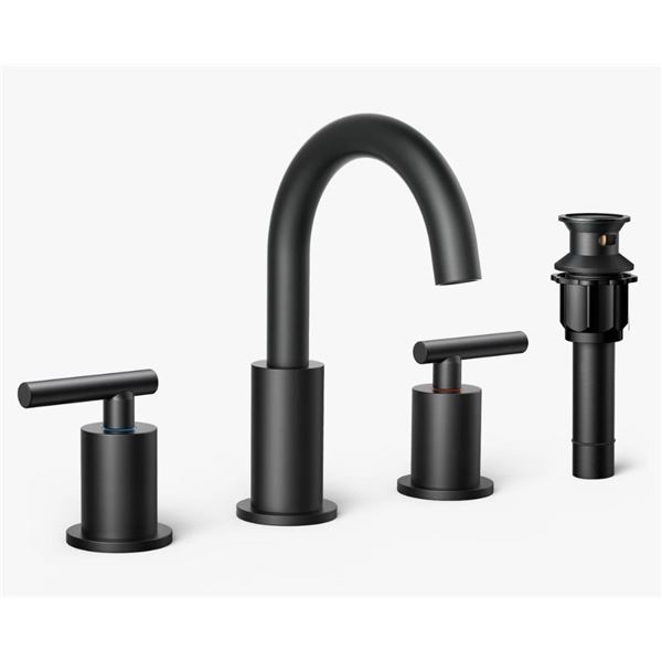 FORIOUS CELESTINE WIDESPREAD FAUCET 2-HANDLE BATHROOM FAUCET WITH DRAIN ASSEMBLY 2.0