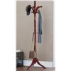 Image 1 : ALCOTT HILL CLEMMER SOLID WOOD 5 - HOOK FREESTANDING COAT RACK