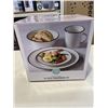 Image 2 : MARTHA STEWART CLIFFIELD CERAMIC DINNERWARE SET - SERVICE FOR 4