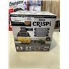 Image 2 : NINJA CRISPI 4IN1 PORTABLE GLASS AIR FRYER COOKING SYSTEM - TESTED WORKING, RETAIL $199