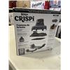 Image 3 : NINJA CRISPI 4IN1 PORTABLE GLASS AIR FRYER COOKING SYSTEM - TESTED WORKING, RETAIL $199