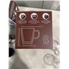Image 5 : 4 NEW EPARE DUAL WALL GLASS 12.OZ COFFEE MUGS AND STAINLESS COFFEE GRINDER
