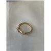 Image 4 : NEW 18K GOLD PLATED 0.8CT SIMULATED DIAMOND (CZ) CHANEL RING, SIZE 7