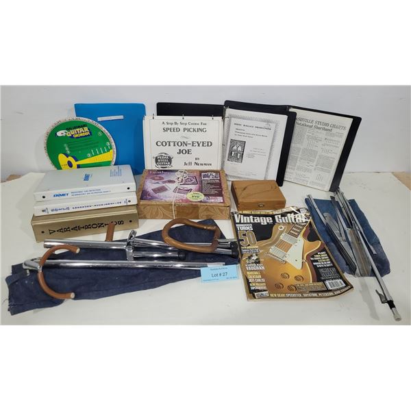 Music Instruction Books, Tools & Miscellaneous Items