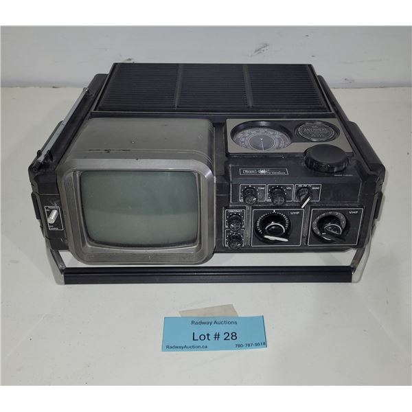 Sears “Go Anywhere” Portable TV‑Radio (3‑Way Power)