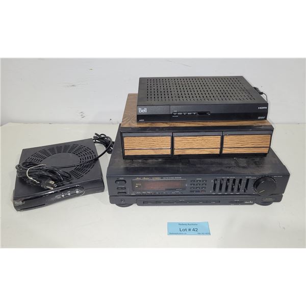 Assorted Electronics: Bell Receivers & Fisher Stereo Receiver