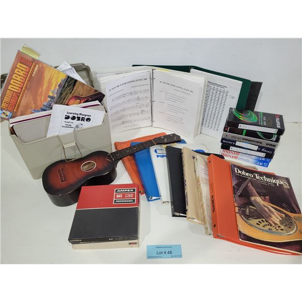 Dobro Instructional Materials, Music Books, VHS Tapes & Small Instrument
