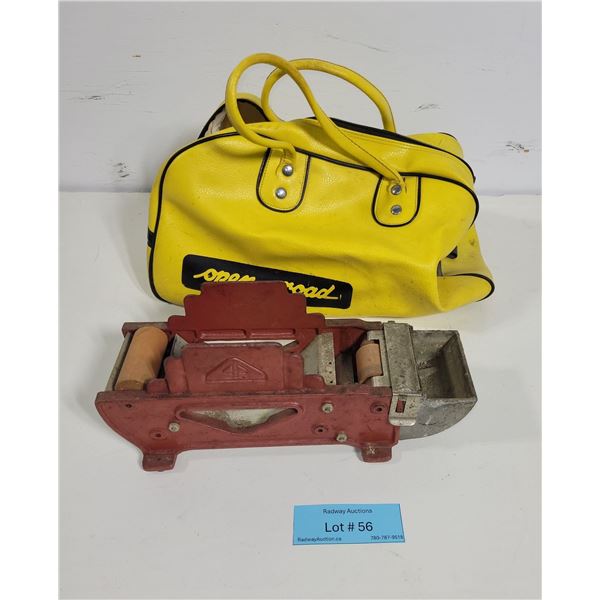“Open Road” Bag & Vintage Roller Tool