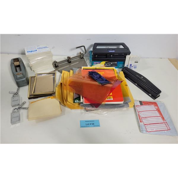 Assorted Office Supplies & Stationery