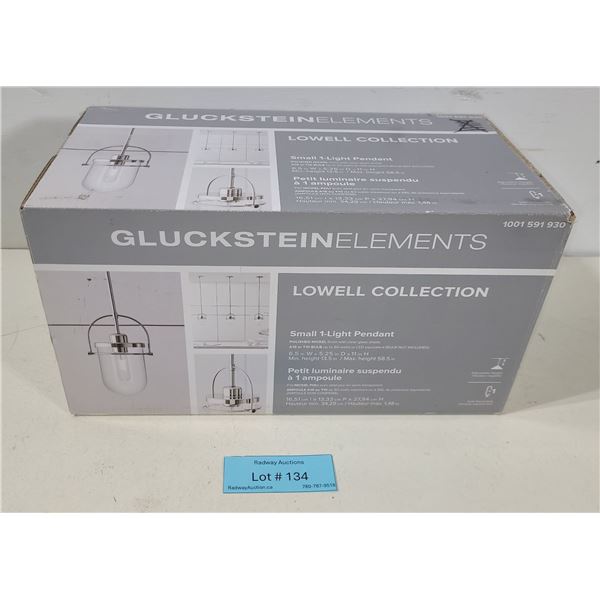 Small Light Pendant Glukstein Elements Lowell Collection